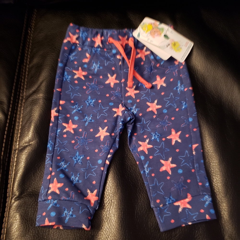 Coccodrillo size 6M pants in stars